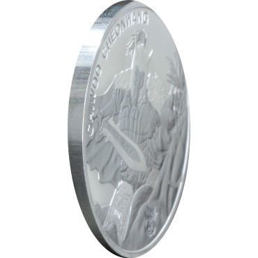 Серебряная монета 1oz Chiwoo Cheonwang 1 clay 2018 Корея