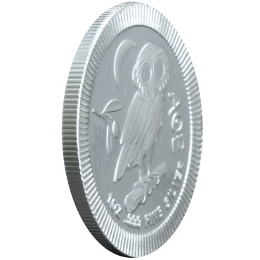 Серебряная монета 1oz Афинская Сова 2 доллара 2019 Ниуэ