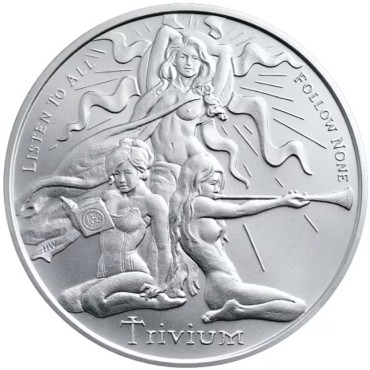 Серебряный раунд 1oz Тривиальные Девушки 2025 США