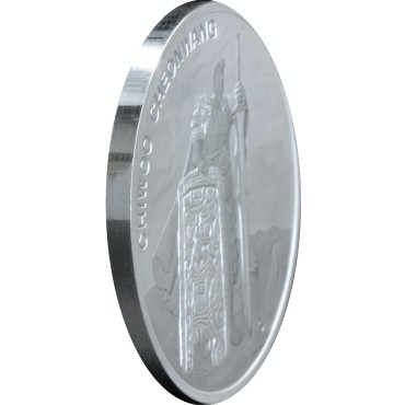 Серебряная монета 1oz Chiwoo Cheonwang 1 clay 2019 Корея