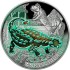 Монета Динозавр "Анкілозавр" 3 Євро 2020 Австрія (кольорова, фотолюмінесцентне покриття)