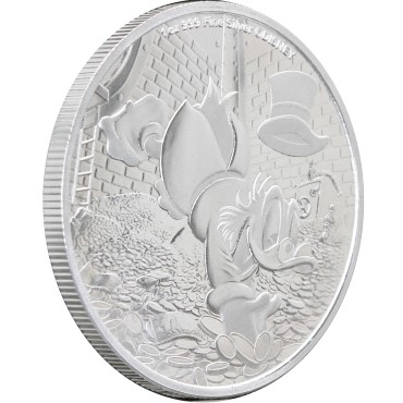 Срібна монета 1oz Скрудж МакДак Дісней 2 долари 2025 Ніуе