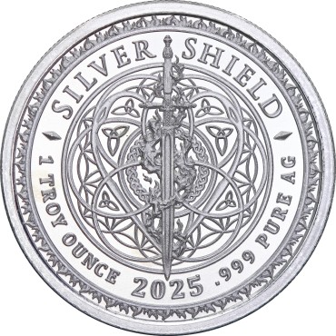 Серебряный раунд 1oz Свободная Девушка 2025 США