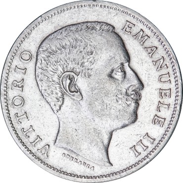 Купить-Серебряная монета 1 лира 1901 Италия в Киеве с доставкой по всей Украине