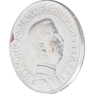 Серебряная монета 1 лира 1913 Италия