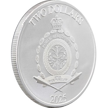 Срібна монета 1oz Скрудж МакДак Дісней 2 долари 2025 Ніуе