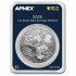 Серебряная монета 1oz Скрудж МакДак Дисней 2 доллара 2025 Ниуэ (MintDirect® Premier + PCGS FS®)