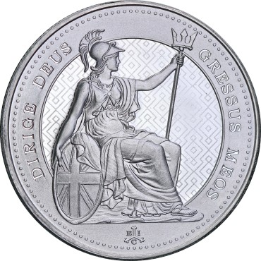 Срібна монета 1,25oz Сидяча Британія 1.25 фунтів стерлінгів 2023 Острів Святої Єлени