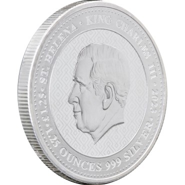 Срібна монета 1,25oz Сидяча Британія 1.25 фунтів стерлінгів 2023 Острів Святої Єлени