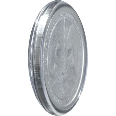 Срібний раунд 2oz Дракон Смерті серії Лицар Долі