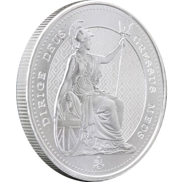 Серебряная монета 1,25oz Сидящая Британия 1.25 фунтов стерлингов 2021 Остров Святой Елены