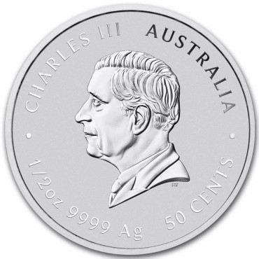 Серебряная монета 1/2oz Год Лошади 50 центов 2026 Австралия