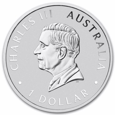 Серебряная монета 1oz Австралийский Брамби 1 доллар 2025 Австралия