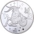 Серебряная монета 1/2oz Козерог 5 гривен 2007 Украина