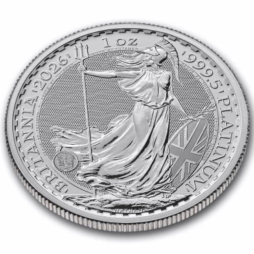 Серебряная монета 1oz Британия 2 английских фунта 2026 Великобритания