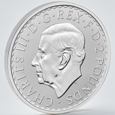 Серебряная монета 1oz Британия 2 английских фунта 2026 Великобритания