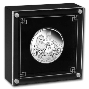 Срібна монета 1oz Рік Коня 1 долар 2026 Австралія (пруф)