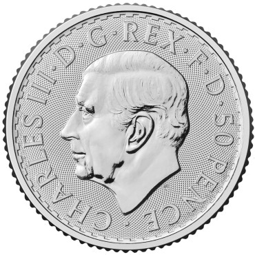 Срібна монета 1/4oz Британія 50 пенсів 2026 Великобританія