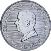 Срібна монета 2oz Південний Гладкий Кит 2 долари 2025 Австралія