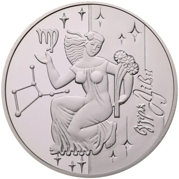 Срібна монета 1/2oz Діва 5 гривень 2008 Україна