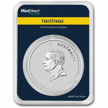 Срібна монета 1oz Рік Коня 1 долар 2026 Австралія (MintDirect® Premier + PCGS FS®)