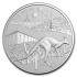 Срібна монета 1oz Кенгуру 1 долар 2025 Австралія (Frosted Uncirculated)