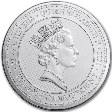 Срібна монета 1oz Ангел 1 фунт стерлінгів 2021 Острів Святої Єлени