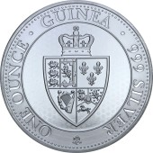 Срібна монета 1oz Гінея 1 фунт стерлінгів Остров Святої Єлени 2019