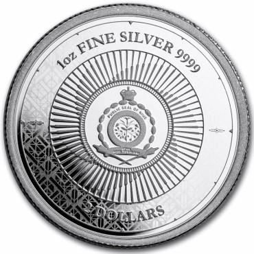 Срібна монета 1oz Хронос 2 долари 2023 Ніуе