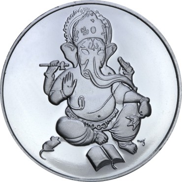 Серебряный раунд 1oz Ганеша
