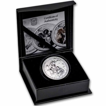 Серебряная монета 1oz Святой Иосиф 5 седи 2025 Гана (пруф)