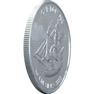 Серебряная монета 1oz Индевор 1 доллар 2019 Острова Кука
