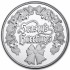 Серебряный раунд 1oz Рождественский Венок США