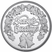 Срібний раунд 1oz Різдвяний Вінок США