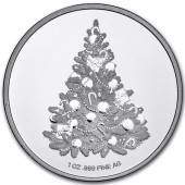 Срібний раунд 1oz Різдвяний Вінок США