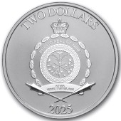 Серебряная монета 1oz Принцесса Лея "Звездные Войны" 2 доллара 2025 Ниуэ