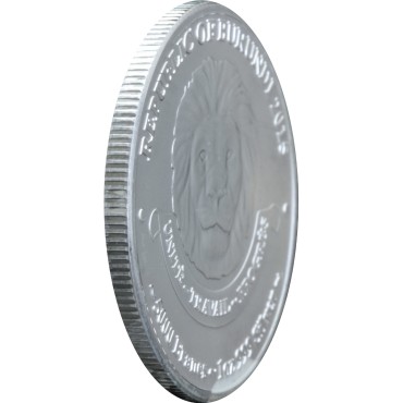 Срібна монета 1oz Африканський Лев 5000 франків 2015 Бурунді