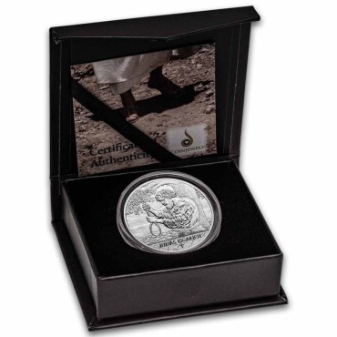 Серебряная монета 1oz Мученичество 12 Апостолов: Иуда 5 седи 2025 Гана (пруф)