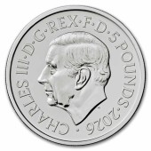 Монета Портрет Королевы 5 фунтов 2026 Великобритания