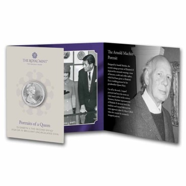 Монета Портрет Королевы 5 фунтов 2026 Великобритания