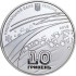 Срібна монета 1oz XXI Зимові Олімпійські Ігри 10 гривень 2010 Україна