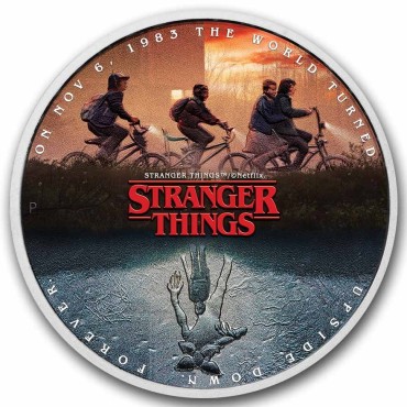 Срібна монета 1oz Дивні Дива: Виворіт 1 долар 2026 Тувалу (кольорова)