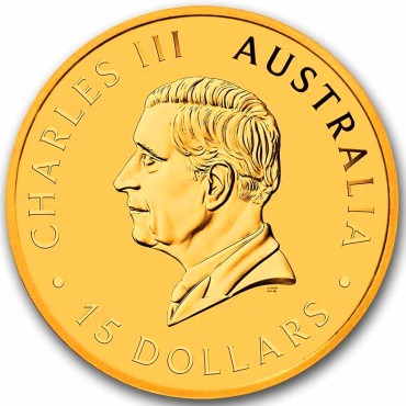 Золотая монета 1/10oz Кенгуру 15 долларов 2026 Австралия