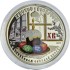 Срібна монета 1oz Христос Воскрес 1000 франків КФА 2011 Конго (пруф, кольорова)
