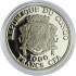 Срібна монета 1oz Христос Воскрес 1000 франків КФА 2011 Конго (пруф, кольорова)