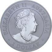 Серебряная монета 1oz Супер Карьер 1 доллар 2019 Австралия