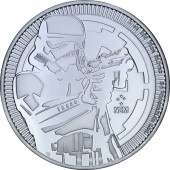 Серебряная монета 1oz Штурмовик "Звездные Войны" 2 доллара 2018 НИУЭ