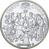 Срібна монета 1oz Спас 10 гривень 2010 Україна