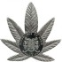 Монета Cannabis Sativa (Марихуана) 100 франков КФА доллар 2011 Бенин (цветная, посеребрённая)