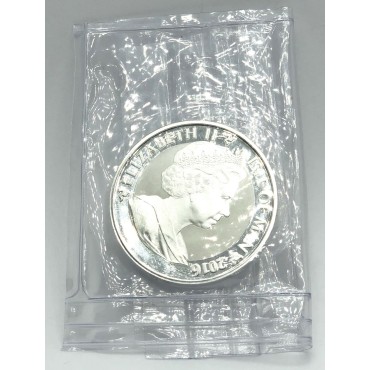 Серебряная монета 1oz Ангел 2016 Остров Мэн